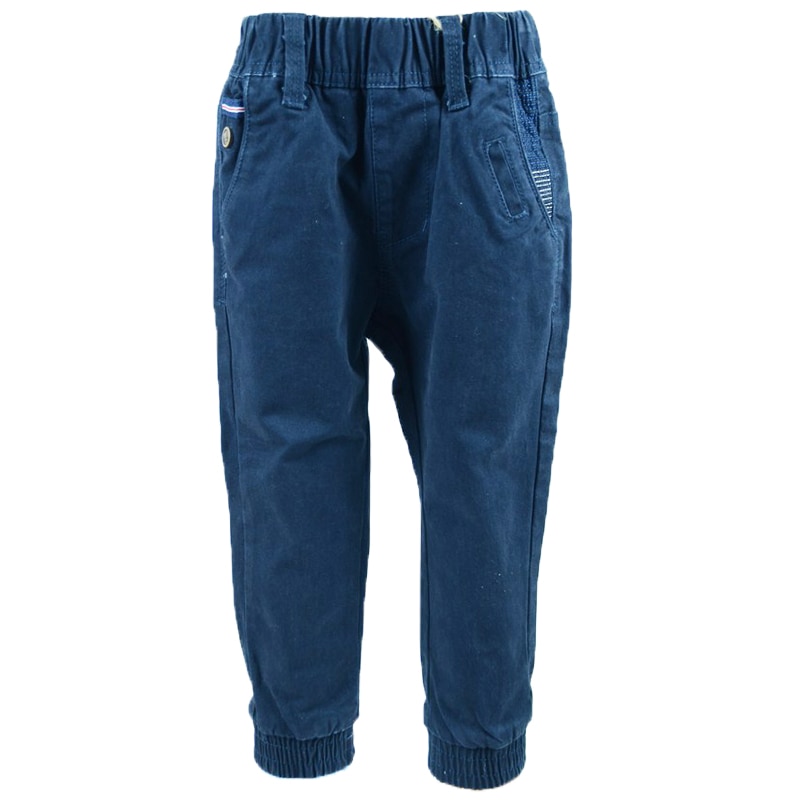 Pantaloni casual pentru baieti Happy House KK-080SB, Bleumarin, 80 cm