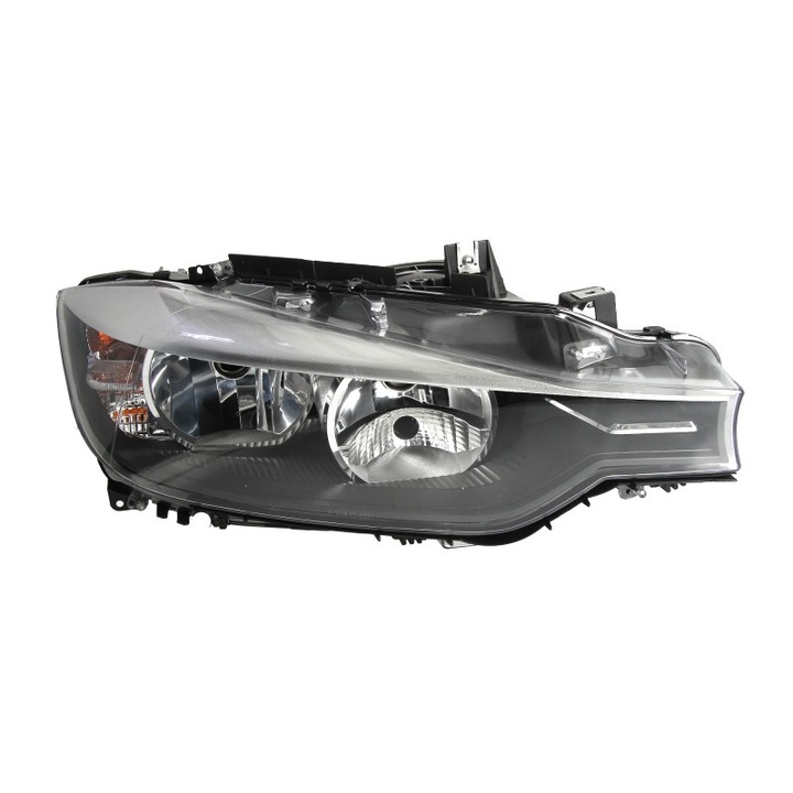 Far BMW 3 (F30,F80) ,3 (F31) 2012-2018 dreapta,negru,electric cu motor electric cu lumina de zi ,bec H7/H7
