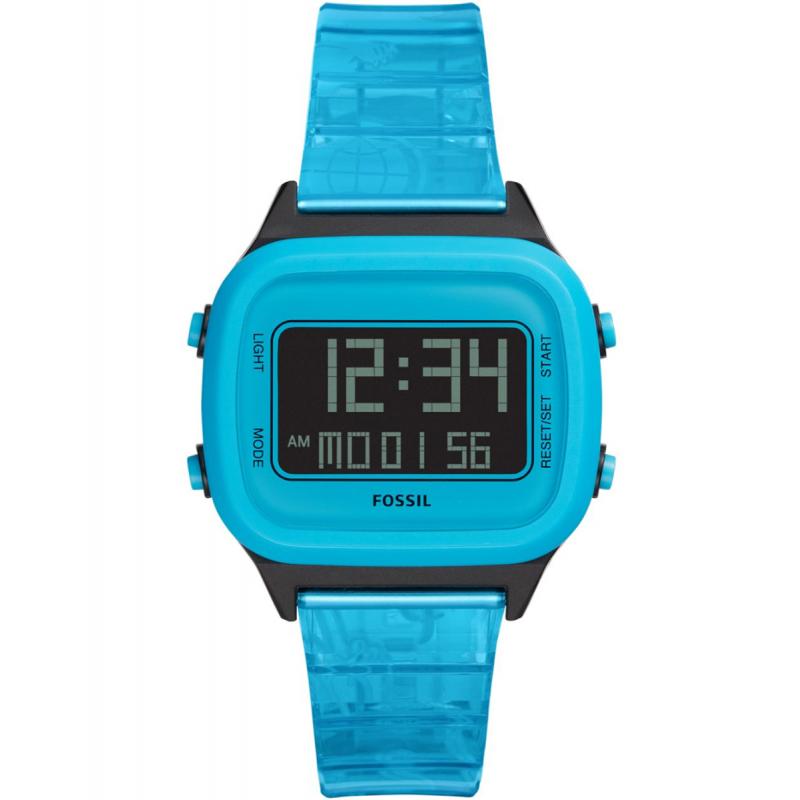 Ceas barbatesc Fossil FS5676 Quartz Negru, Albastru