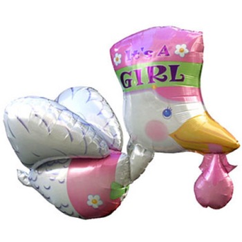 Balon Folie Figurina Barza  Balon Folie Figurina Barza