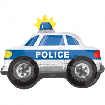 Balon Folie Figurina Masina Politie, 60x45cm, ST- 35334 02 Balon Folie Figurina Masina Politie, 60x45cm, ST- 35334 02