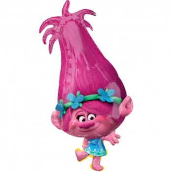 Balon Folie Figurina Poppy - Trolls, 38x78cm, ST - 35354 02 Balon Folie Figurina Poppy - Trolls, 38x78cm, ST - 35354 02