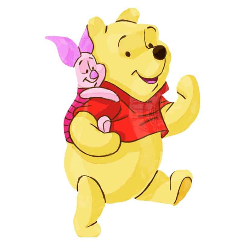 Balon Folie Figurina Winnie the Pooh & Piglet, 51x81cm, ST- 22924 02