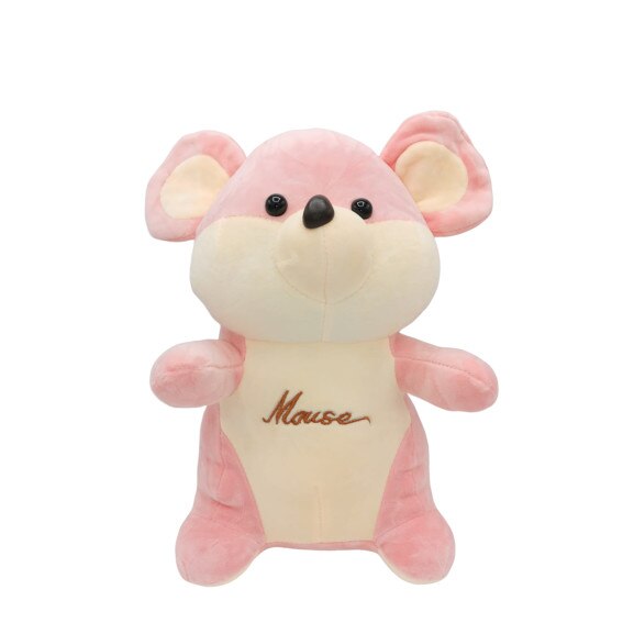 Jucarie de plus soricelul Mouse, Toys, Pink 30 cm