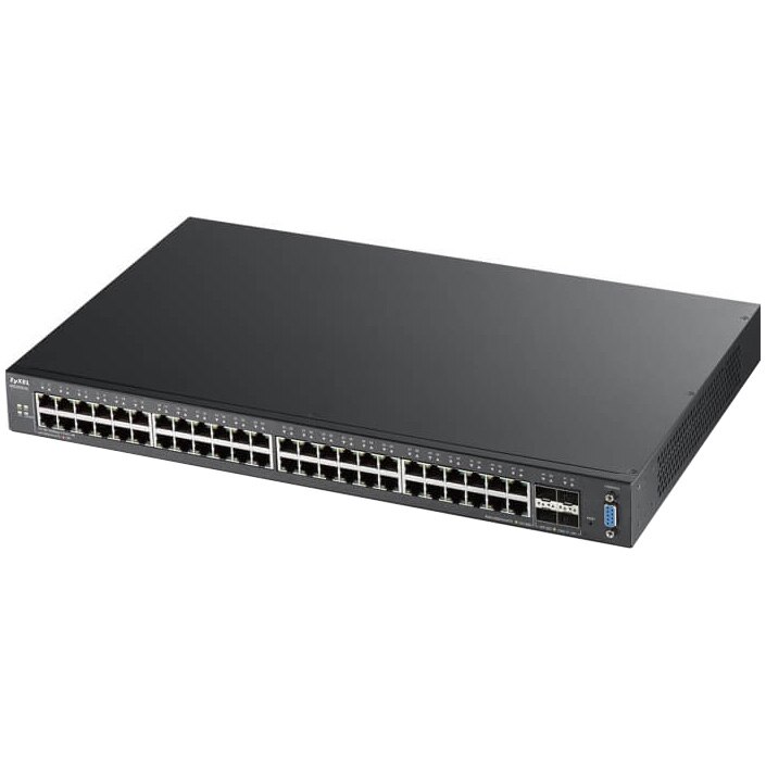 Switch Zyxel XGS2210-52, 48 port Gigabit L2 managed, 4x 10G