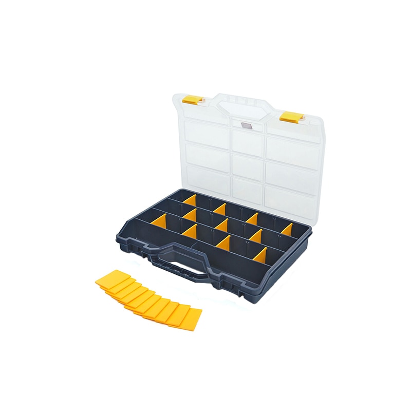 Trusa plastic cu organizatoare, 37 x 29 x 6 cm