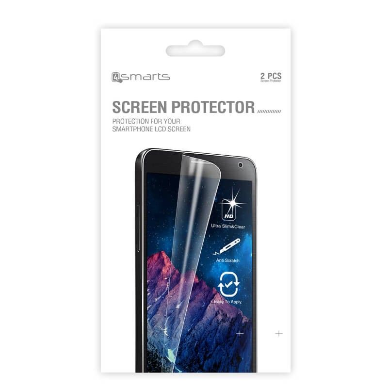 Folie Protectie Ecran Samsung Galaxy S6 Edge+ Plus, Originala 4smarts, 2 Bucati