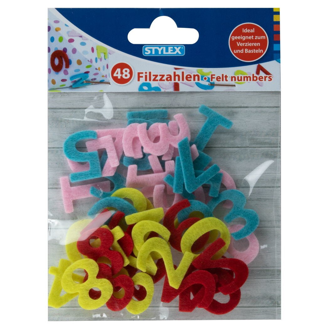 Set 48 cifre din fetru Stylex