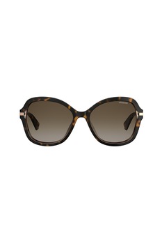 Polaroid, Ochelari de soare cu lentile polarizate si rama cu model tortoise, Maro/Galben, 55-17-140 Standard Polaroid, Ochelari de soare cu lentile polarizate si rama cu model tortoise, Maro/Galben, 55-17-140 Standard