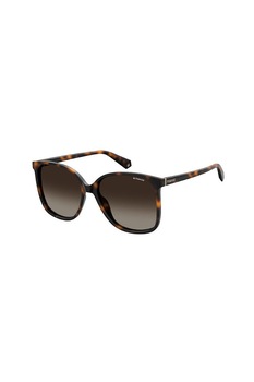 Polaroid, Ochelari de soare rotunzi, cu lentile polarizate, Maro, 57-16-140 Standard Polaroid, Ochelari de soare rotunzi, cu lentile polarizate, Maro, 57-16-140 Standard