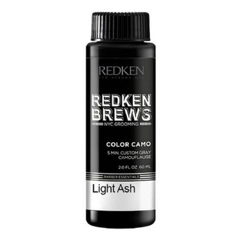 Vopsea de par demi-permanenta Redken Brews Barber Essentials Light Ash, 60 ml Vopsea de par demi-permanenta Redken Brews Barber Essentials Light Ash, 60 ml