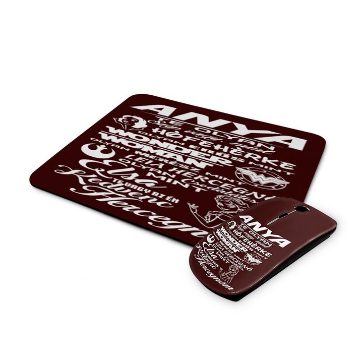 Hercegnőm mintás vezetéknélküli egér és egérpad 1