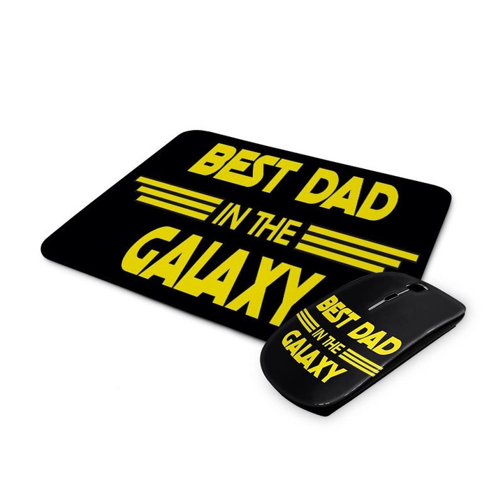 Best dad mintás vezetéknélküli egér és egérpad