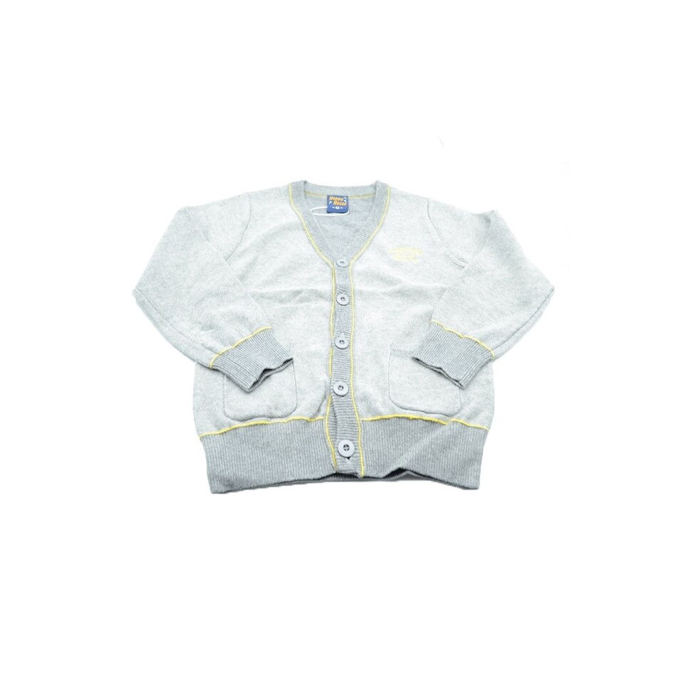 Cardigan maneca lunga baieti Happy House BL-211G, Gri