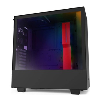 Carcasa NZXT H510i Matte Black Red Carcasa NZXT H510i Matte Black Red