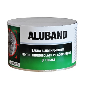 Banda aluminiu Den Braven ALUBAND, 15cm*10m/rola Banda aluminiu Den Braven ALUBAND, 15cm*10m/rola