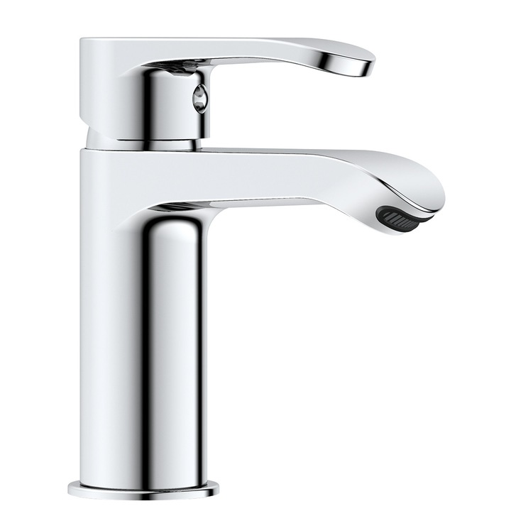 Pyramis SALT mosdó csaptelep, egykaros, kerámia tárcsás mechanika, króm bevonat