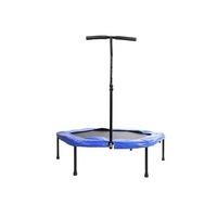 trambulina 136 cm diametrul forma hexagonala cu maner reglabil pe inaltime negrualbastru imagen 48_0_
0