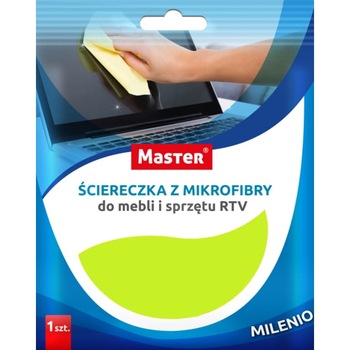 Laveta microfibra Master pentru calculator 1buc/set Milenio 30X30 Laveta microfibra Master pentru calculator 1buc/set Milenio 30X30