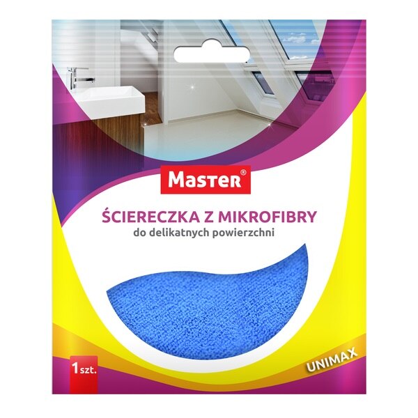 Laveta microfibra Master 1buc/set Unimax 40X40 universal S-049