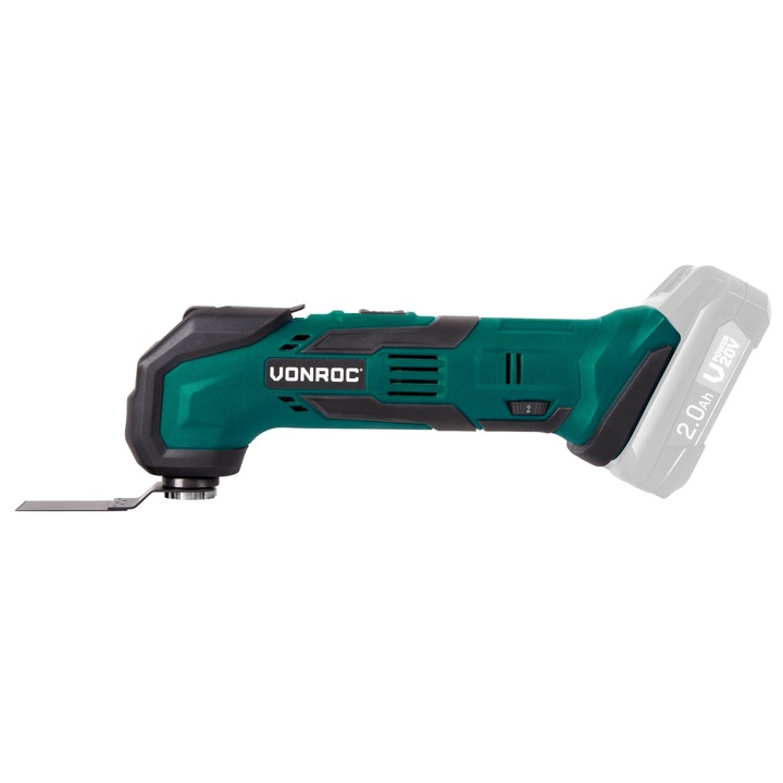 Vonroc Multi Tool oszcilláló csiszoló, 20V, hordtáskával