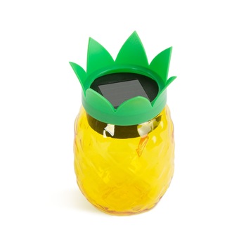 Lampa solara LED ananas, Glo, 117 x 75 mm, Galben Lampa solara LED ananas, Glo, 117 x 75 mm, Galben