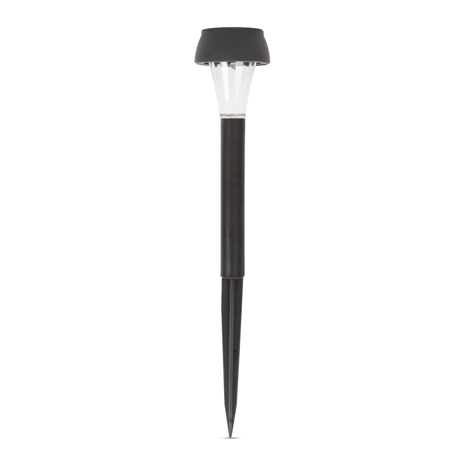 Lampa Solara LED Stalpisor Plastic Negru, Inaltime 37cm