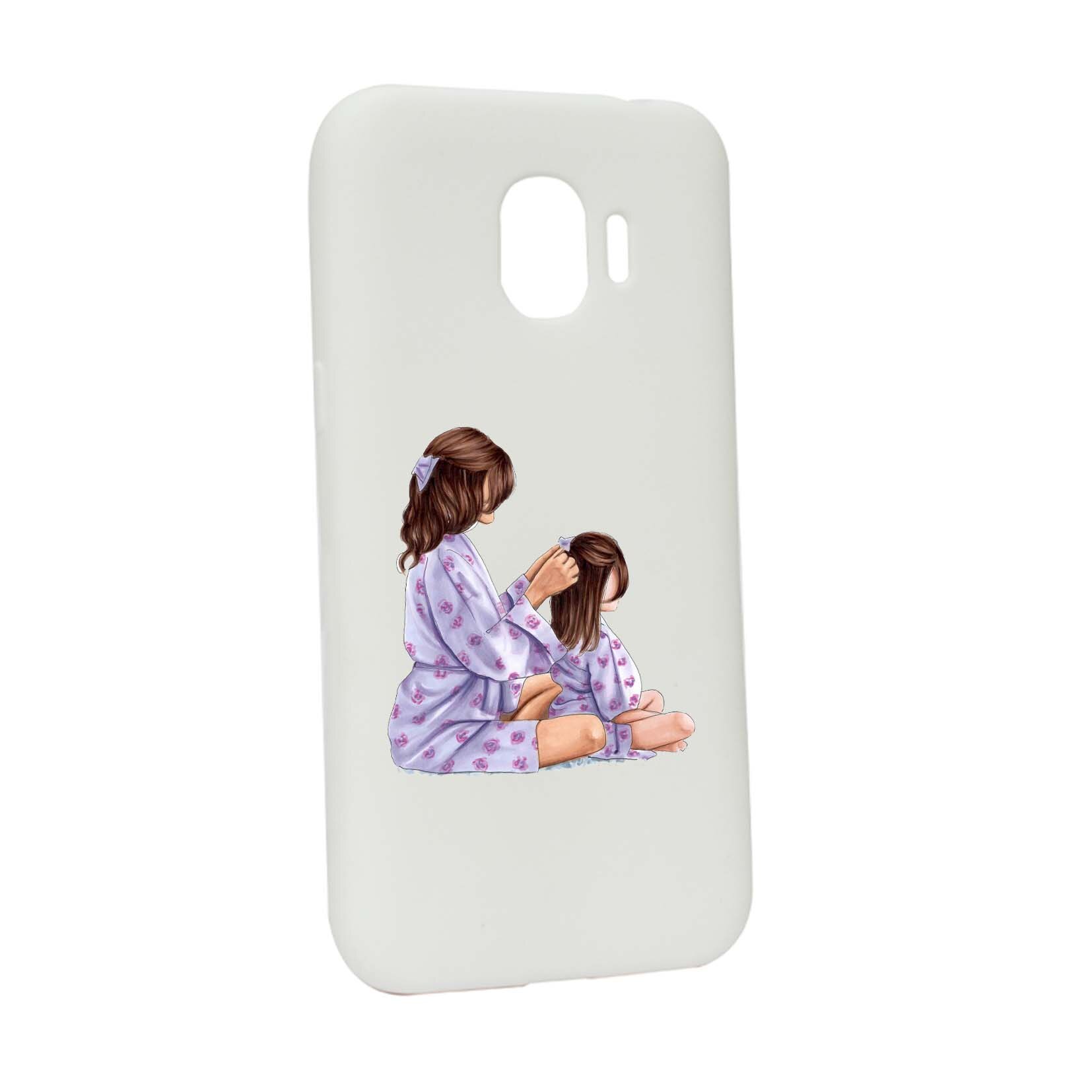 Husa de protectie Mommy's Girl, pentru Samsung Galaxy J2 Pro 2018 / J2 2018 / Grand Prime Pro, rezistenta la uzura, anti-alunecare, din silicon Premium, W553