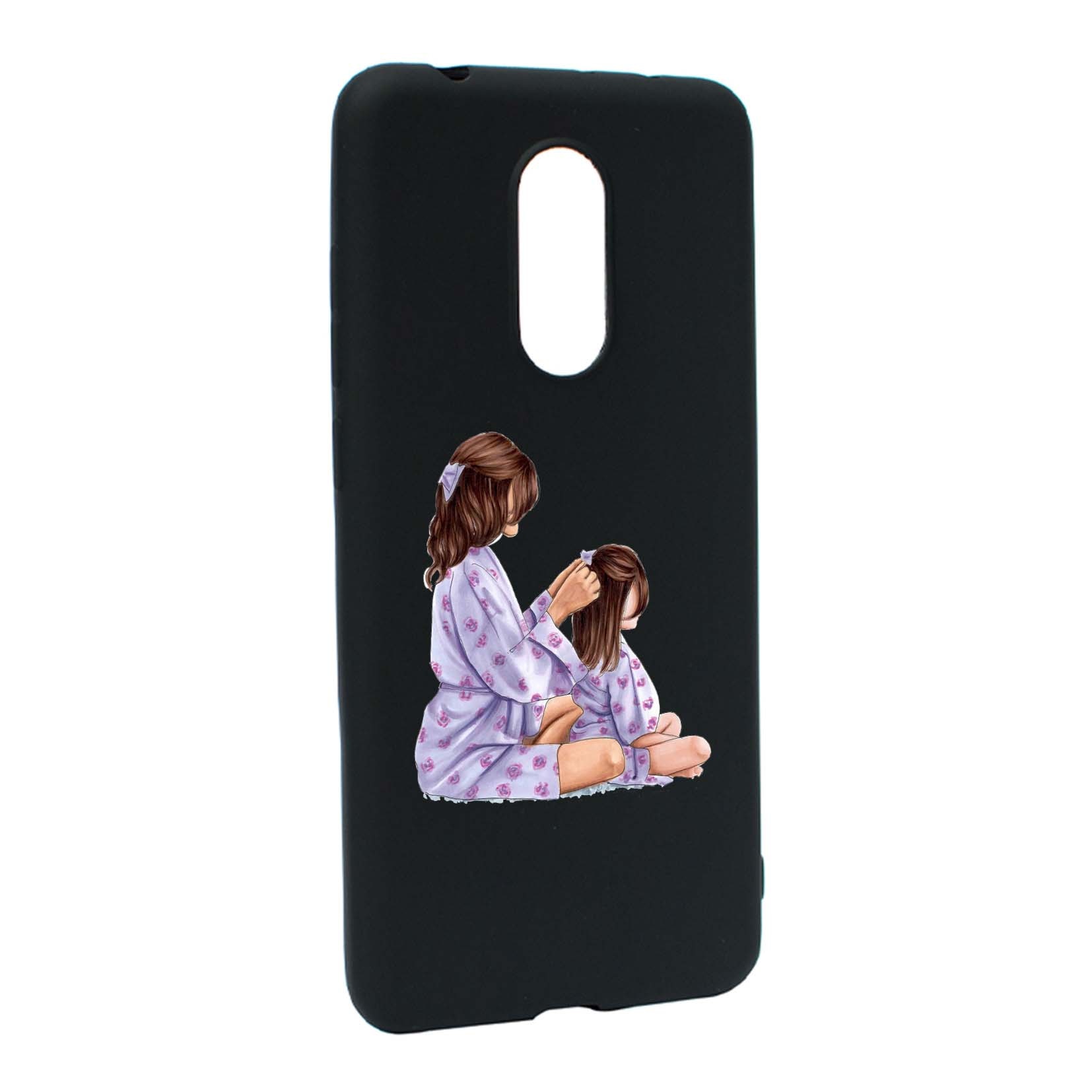 Husa de protectie Mommy's Girl, pentru Xiaomi Redmi Note 5 / Redmi 5 Plus, rezistenta la uzura, anti-alunecare, din silicon Premium, B553