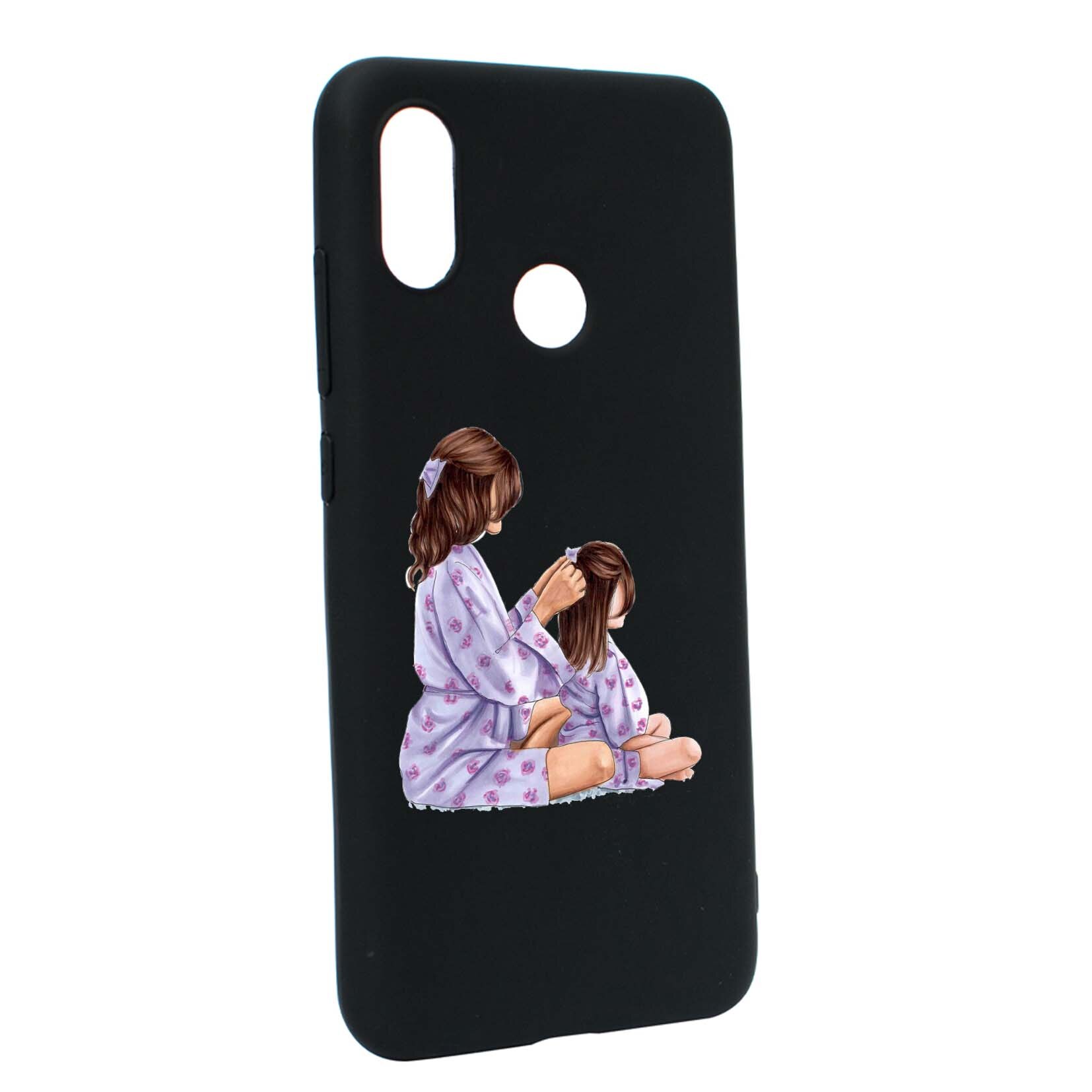Husa de protectie Mommy's Girl, pentru Xiaomi Mi A2 Lite / Redmi 6 Pro, rezistenta la uzura, anti-alunecare, din silicon Premium, B553