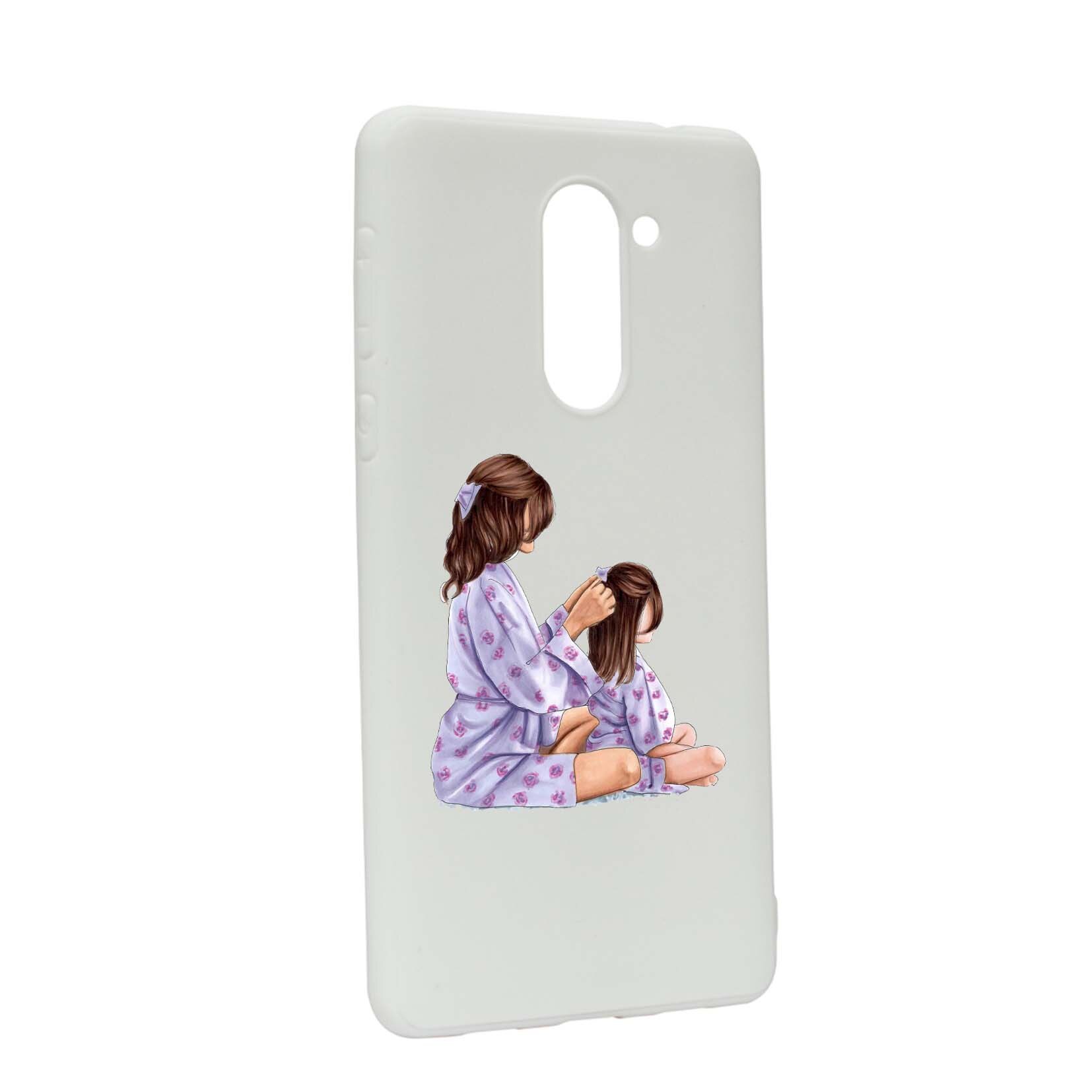 Husa de protectie Mommy's Girl, pentru Huawei Mate 9 Lite / Honor 6X, rezistenta la uzura, anti-alunecare, din silicon Premium, W553