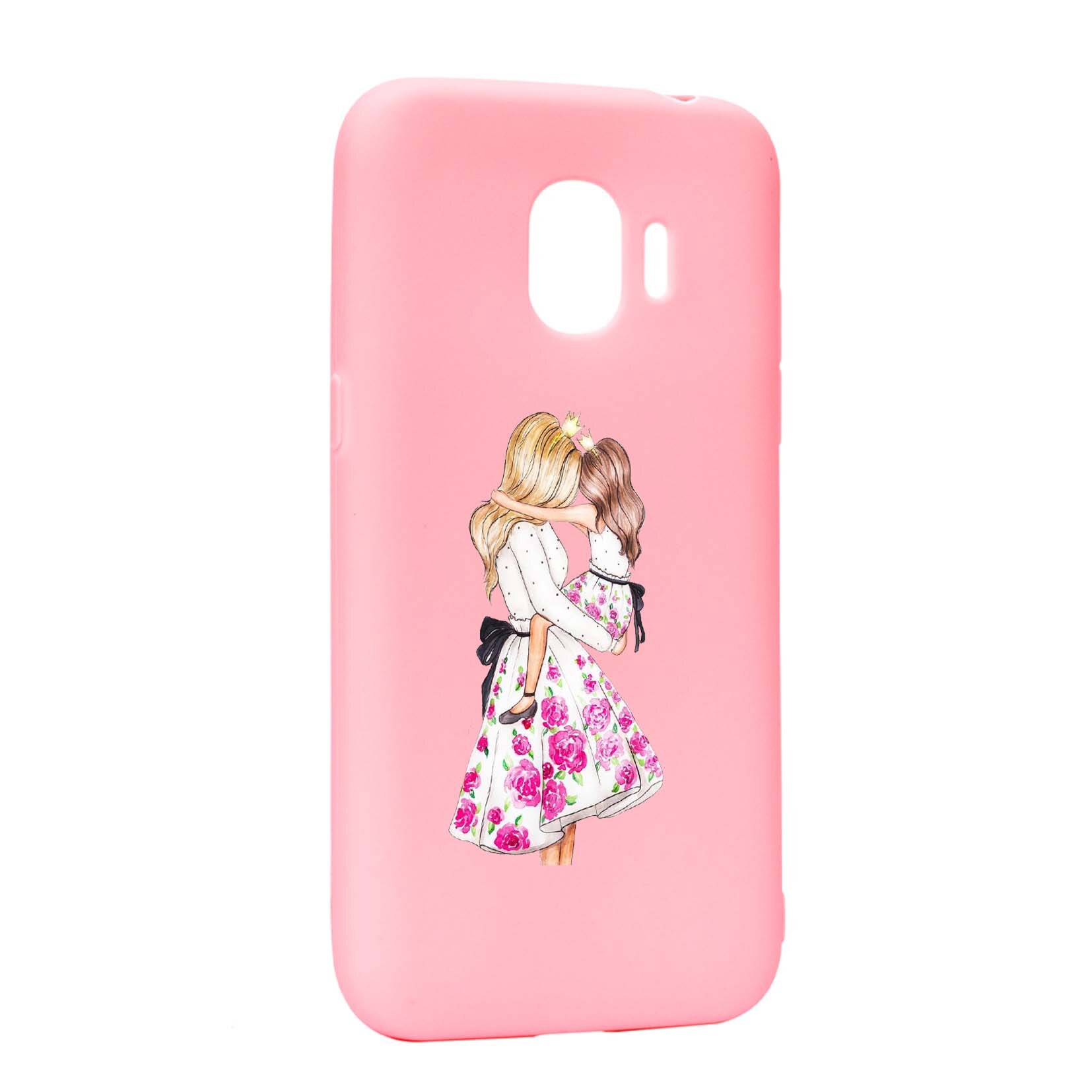 Husa de protectie Mommy's Girl, pentru Samsung Galaxy J2 Pro 2018 / J2 2018 / Grand Prime Pro, rezistenta la uzura, anti-alunecare, din silicon Premium, P554
