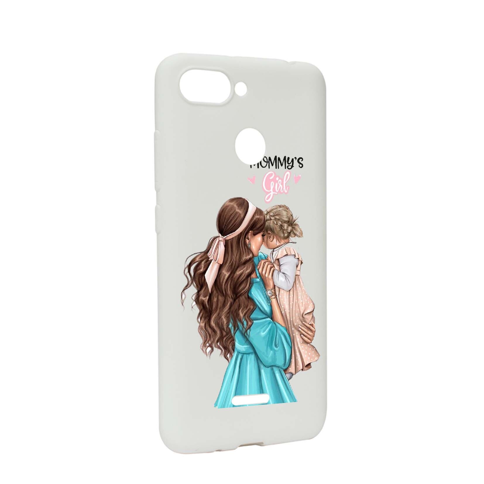 Husa de protectie Mommy's Girl, pentru Xiaomi Redmi 6, rezistenta la uzura, anti-alunecare, din silicon Premium, W555