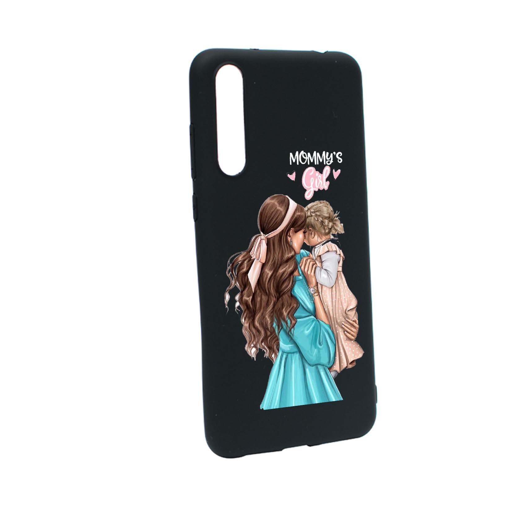 Husa de protectie Mommy's Girl, pentru Huawei P20 Pro, rezistenta la uzura, anti-alunecare, din silicon Premium, B555
