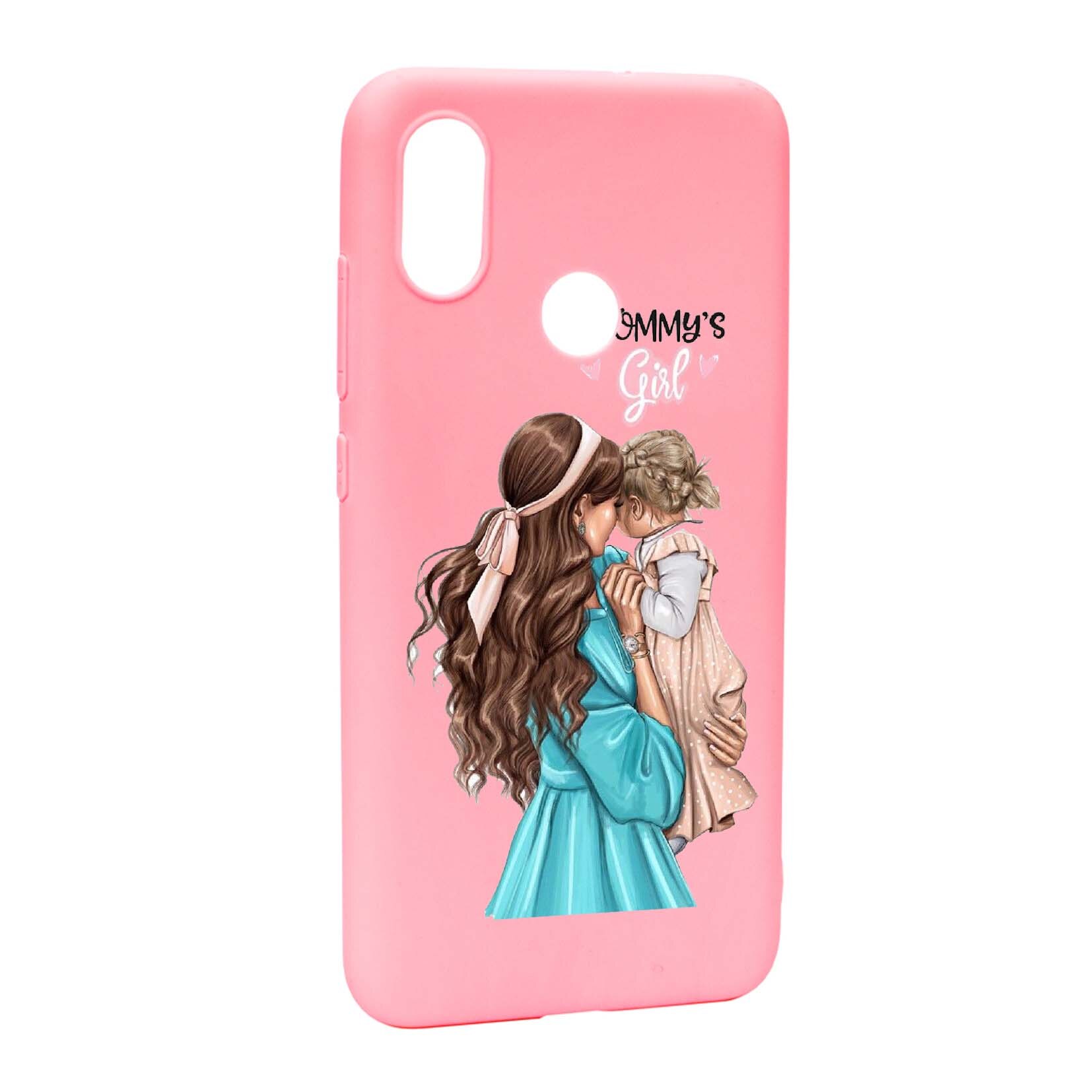 Husa de protectie Mommy's Girl, pentru Xiaomi Mi A2 / Mi 6X, rezistenta la uzura, anti-alunecare, din silicon Premium, P555