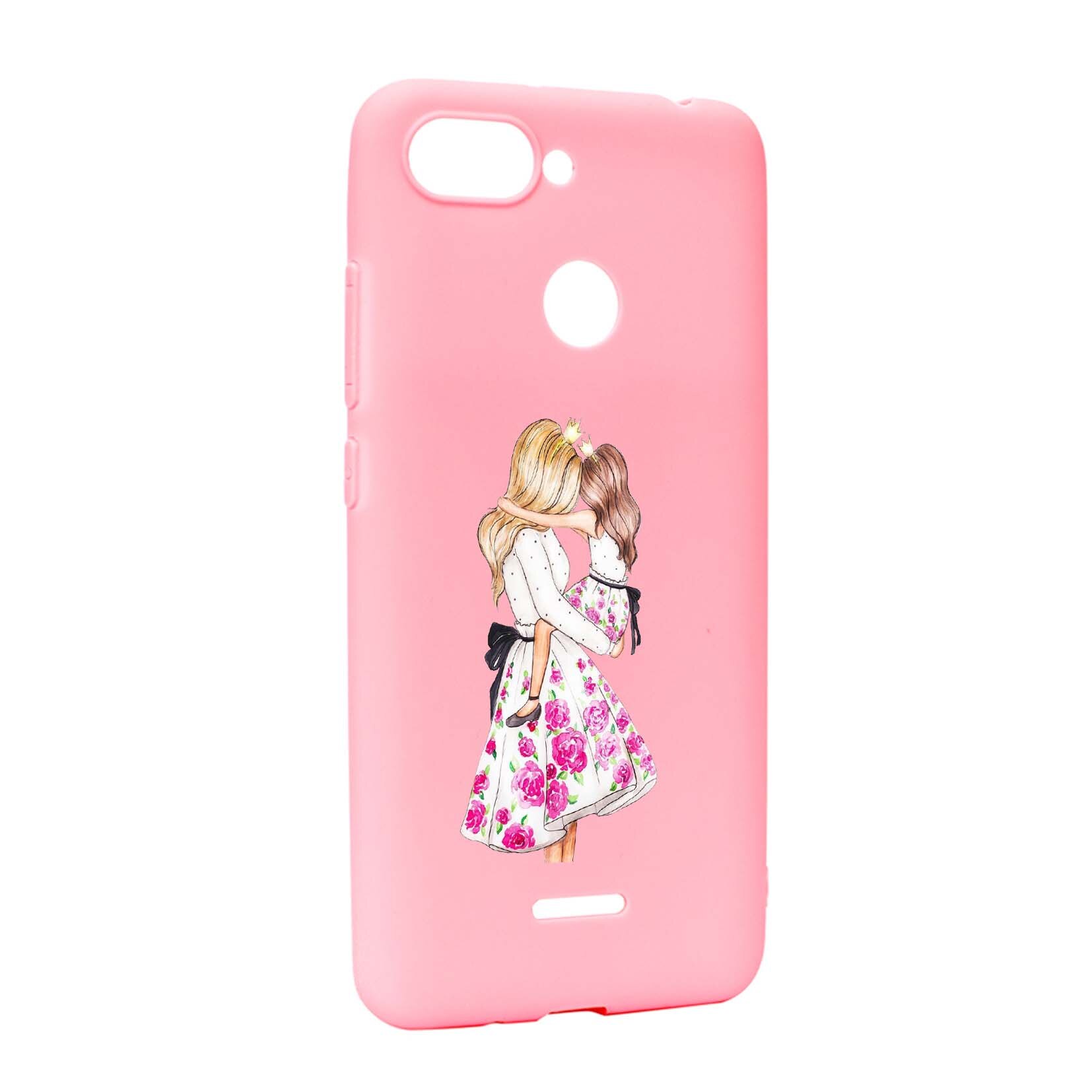 Husa de protectie Mommy's Girl, pentru Xiaomi Redmi 6, rezistenta la uzura, anti-alunecare, din silicon Premium, P554
