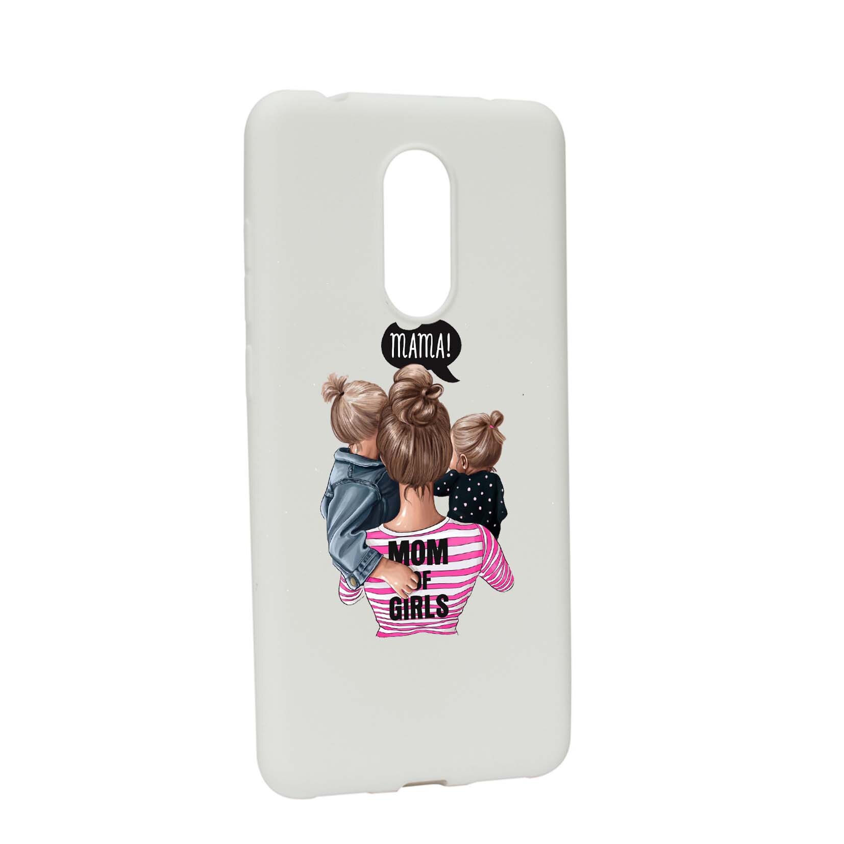 Husa de protectie Super Mama, pentru Xiaomi Redmi Note 5 / Redmi 5 Plus, rezistenta la uzura, anti-alunecare, din silicon Premium, W556