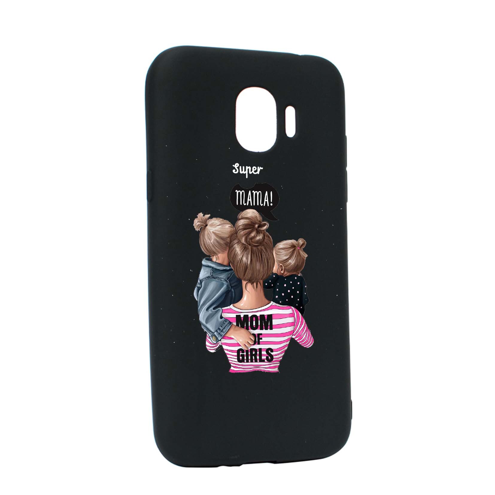 Husa de protectie Super Mama, pentru Samsung Galaxy J2 Pro 2018 / J2 2018 / Grand Prime Pro, rezistenta la uzura, anti-alunecare, din silicon Premium, B556