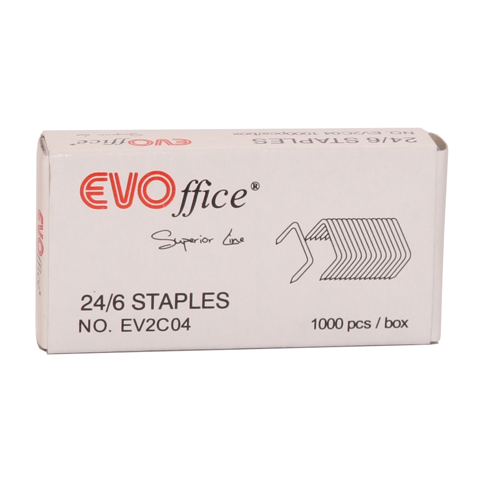Capse 24/6 EVOffice Superior Line, 1000 buc