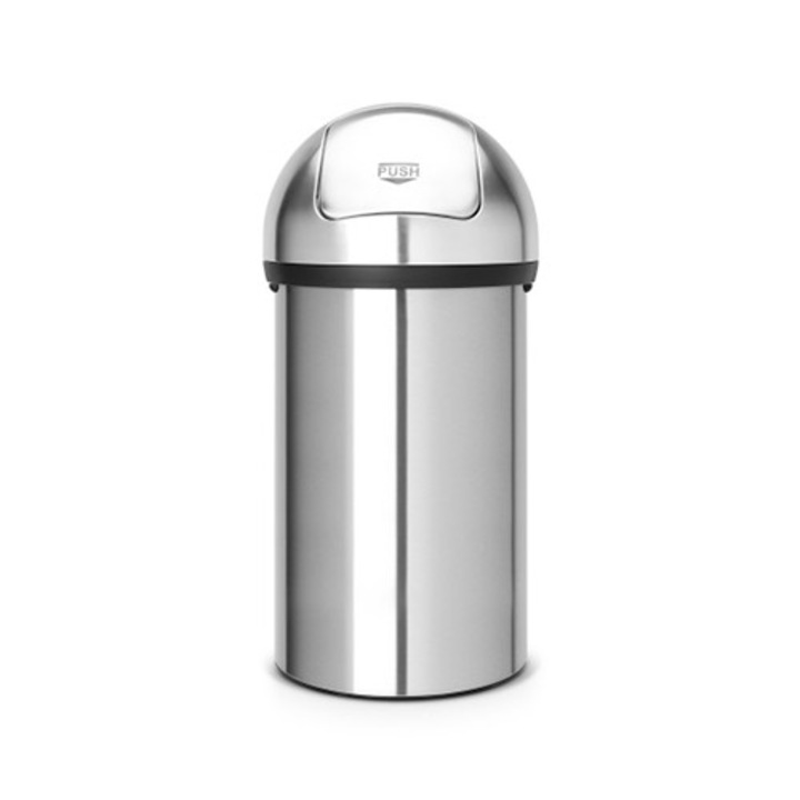 Кошче за боклук Push-Bin неръждаема стомана мат 60л, Brabantia