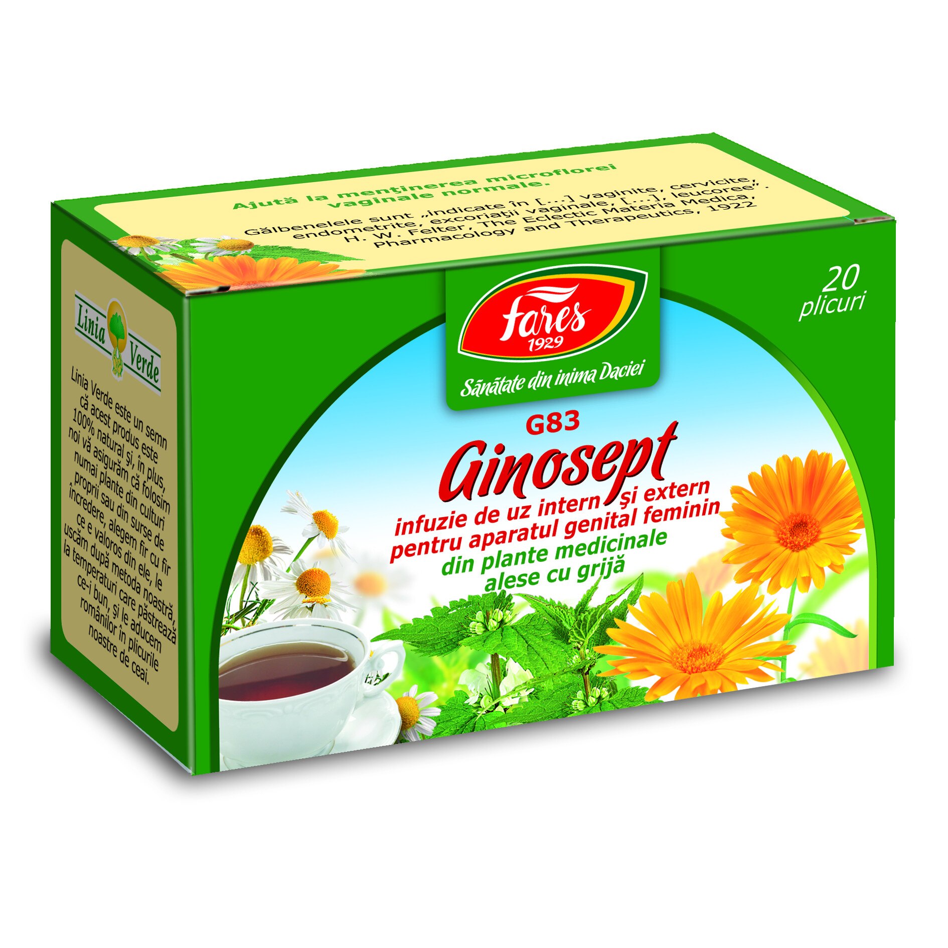 Ginosept, 20 pliculete