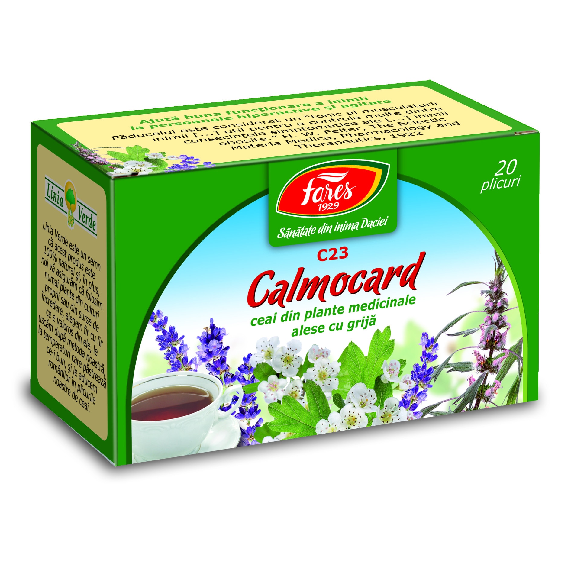 Calmocard, 20 pliculete