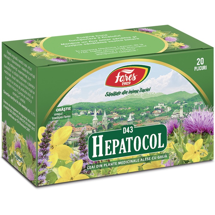 Hepatocol ceai 20 plicuri