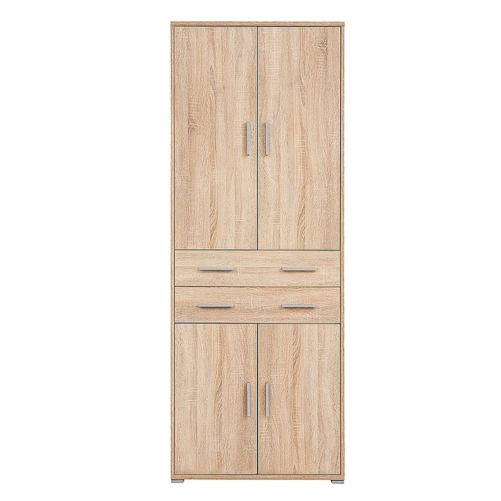 Raft Brw Office REG 4D2S/220, Genarom, Stejar Sonoma, 221 x 79 x 35cm