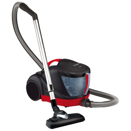 Aspirator cu Filtrare prin Apa Polti Lecologico Forzaspira Allergy Parquet, 1 l, 1500 W, Filtru HEPA, Negru/Rosu