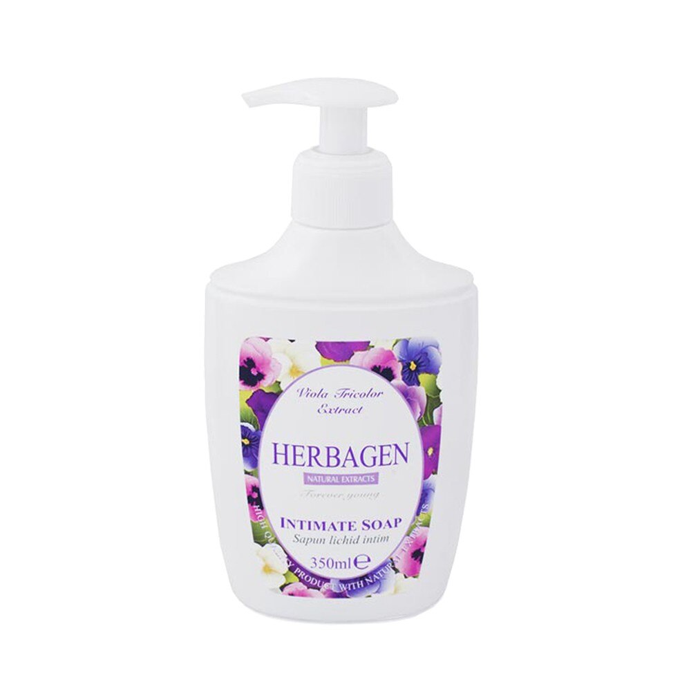 Sapun lichid Intim cu extract de Viola Tricolor, 350ml, Herbagen