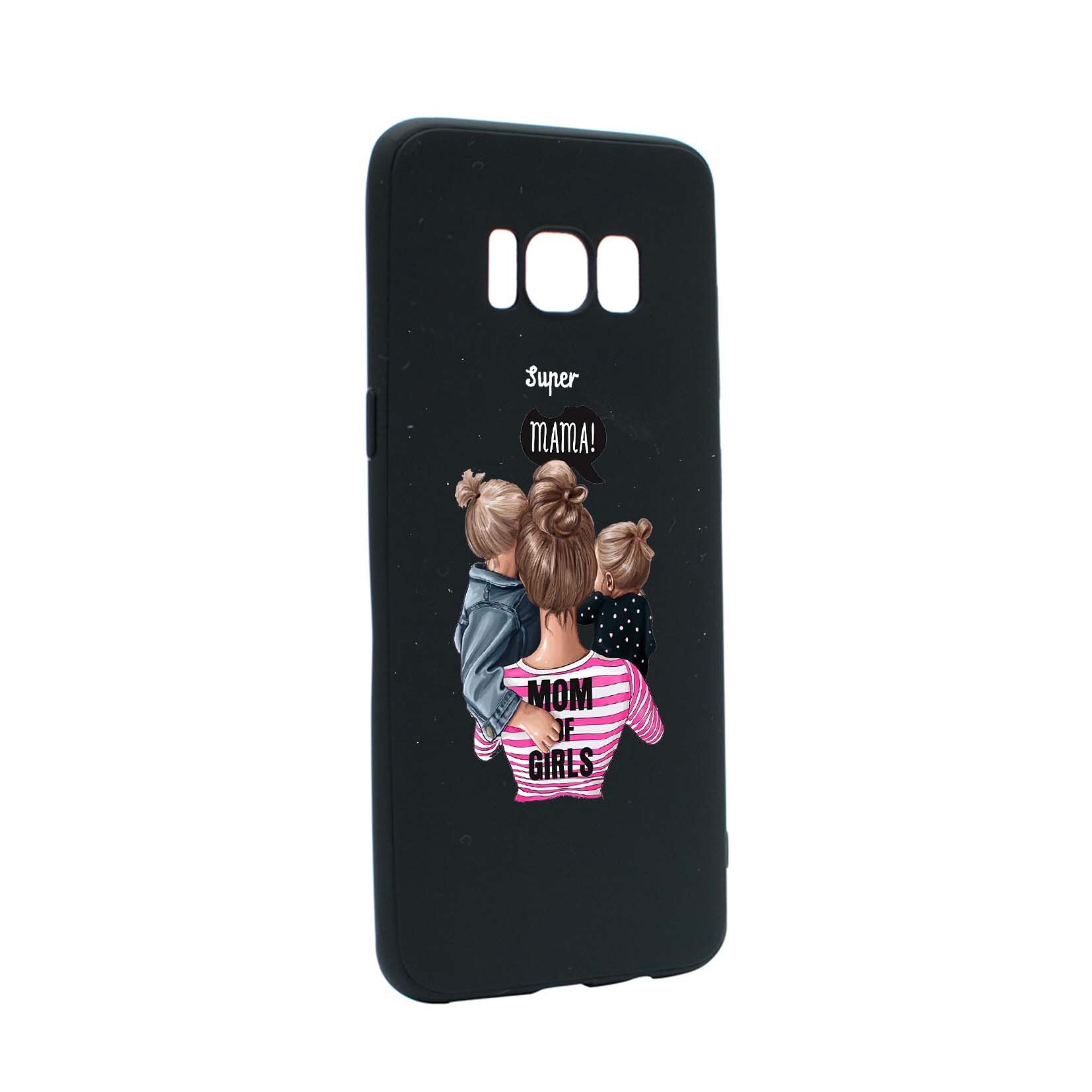 Husa de protectie Super Mama, pentru Samsung Galaxy S8 Plus, rezistenta la uzura, anti-alunecare, din silicon Premium, B556
