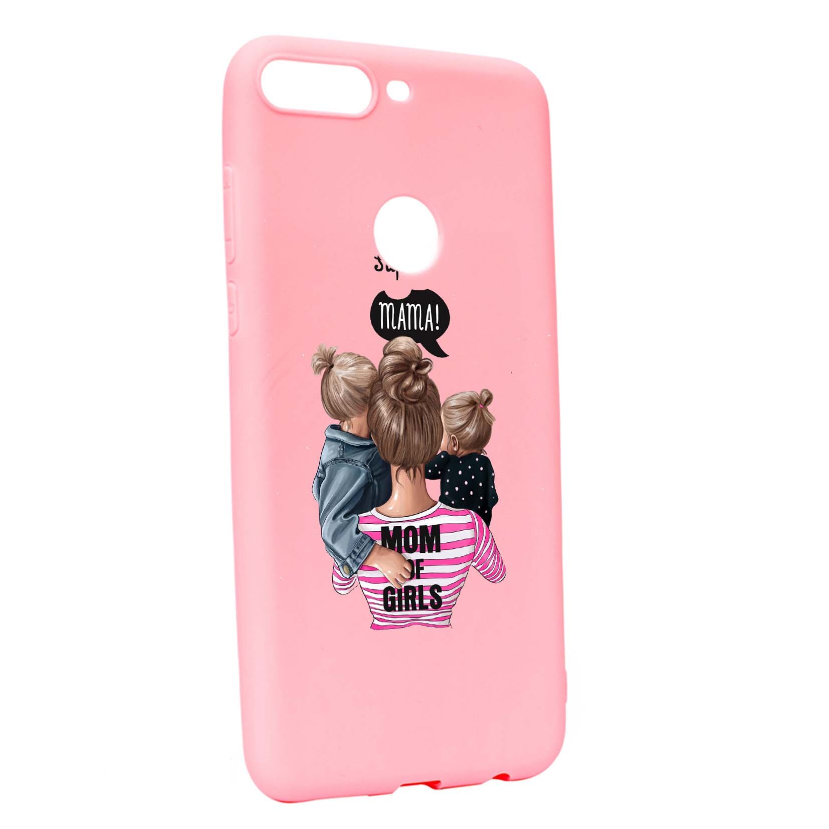 Husa de protectie Super Mama, pentru OnePlus 5T, rezistenta la uzura, anti-alunecare, din silicon Premium, P556