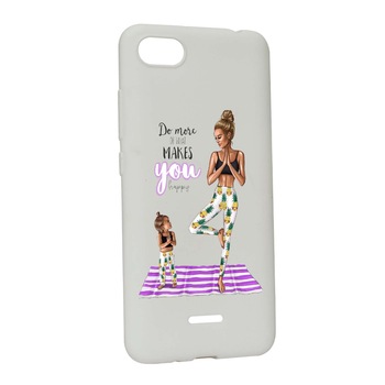 Husa de protectie Girl Mom, pentru Xiaomi Redmi 6A, rezistenta la uzura, anti-alunecare, din silicon Premium, W560 Husa de protectie Girl Mom, pentru Xiaomi Redmi 6A, rezistenta la uzura, anti-alunecare, din silicon Premium, W560