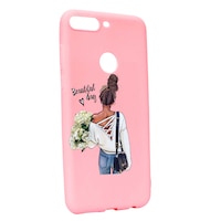 Husa de protectie Beautiful Day, pentru Huawei Y7 2018 / Y7 Prime 2018, rezistenta la uzura, anti-alunecare, din silicon Premium, P561